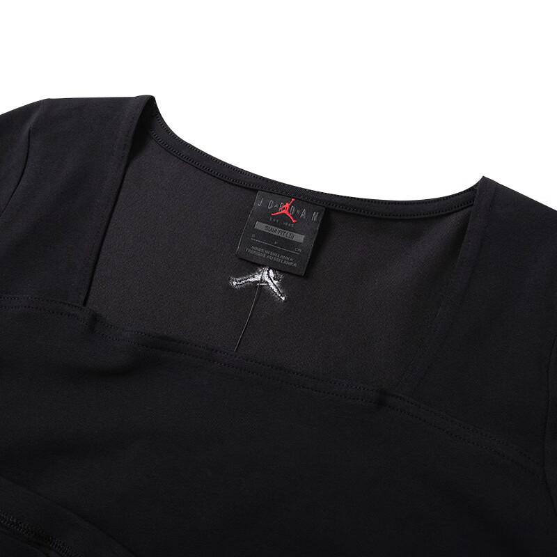 Nike Fashionable Comfortable Breathable Casual Long Sleeve T-Shirt Women Tops Black FB5201-010