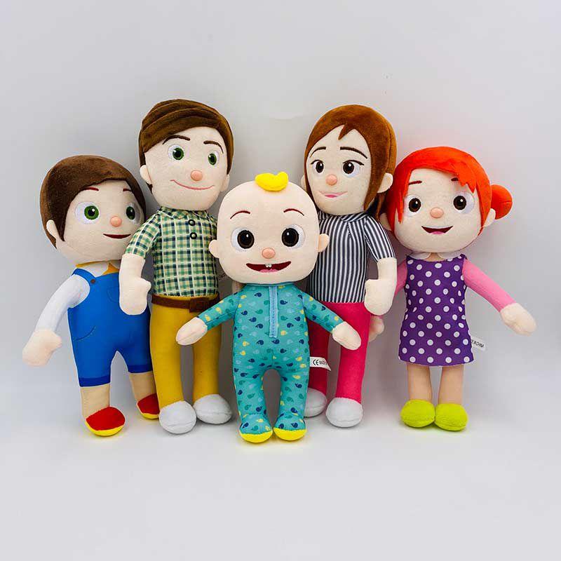 Adorable Cocomelon Plush Toy Jj Family Soft Stuffed Dolls For Educational Fun