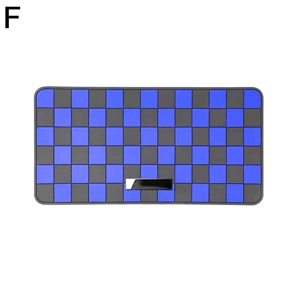 Автомобильная приборная панель Противоскользящий коврик Центральная консоль Большой Высококлассный коврик Противоскользящая Автомобильная декорация Коврик для парфюмерии Коврик для хранения N4O7