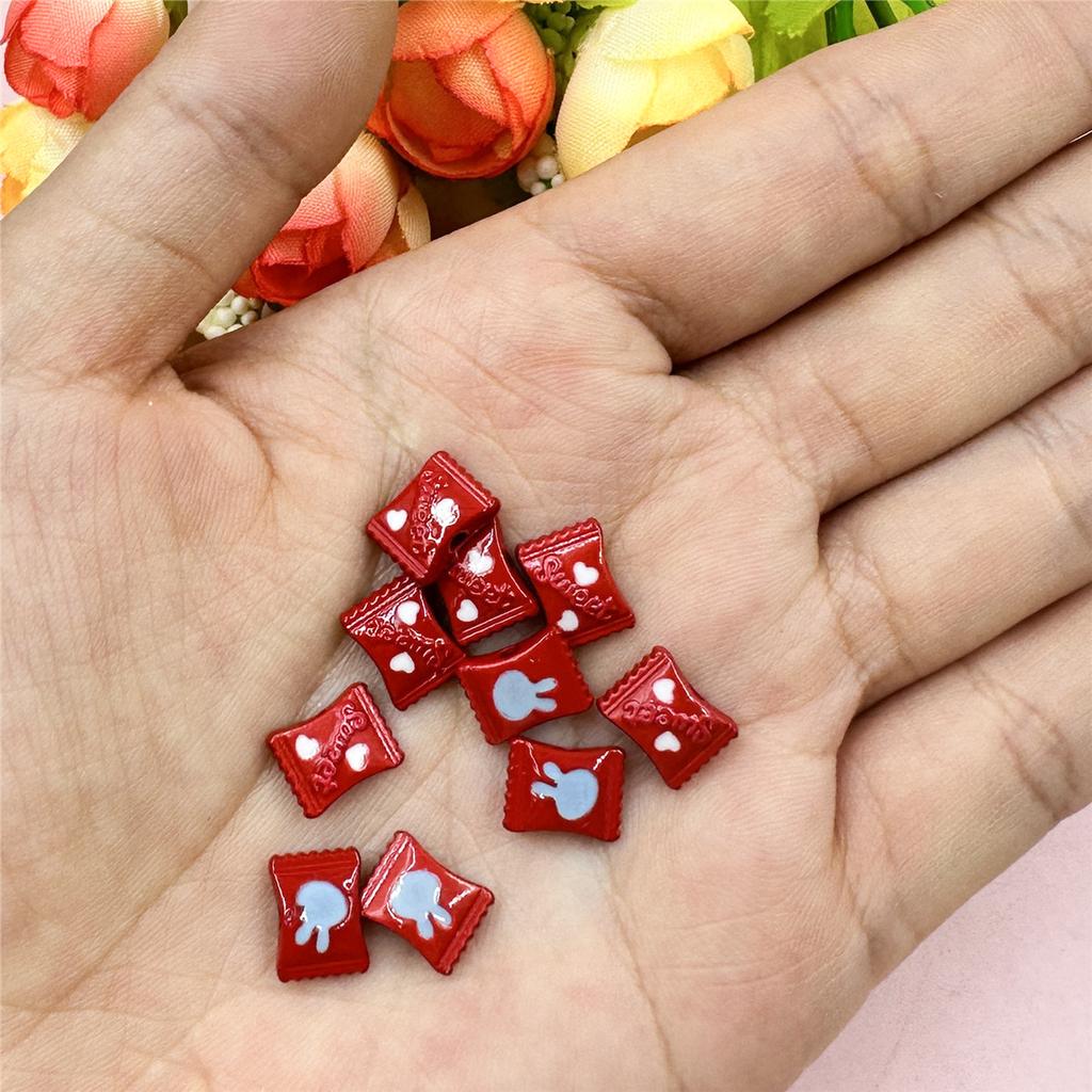 Jewelry Making 9.7*12.6mm Alloy Dripping DIY Beading Material Cute Candy Beads Fashion for Bracelet Necklace 10pcs