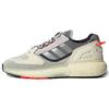 Кроссовки унисекс ZX 5K Boost Silver Metallic Cream White Солнечно-красные GY5993