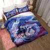 Убийца демонов, подарок из аниме-мультфильма King Twin Double Детский комплект постельного белья из микрофибры или полиэстера Пододеяльник Покрывало с
