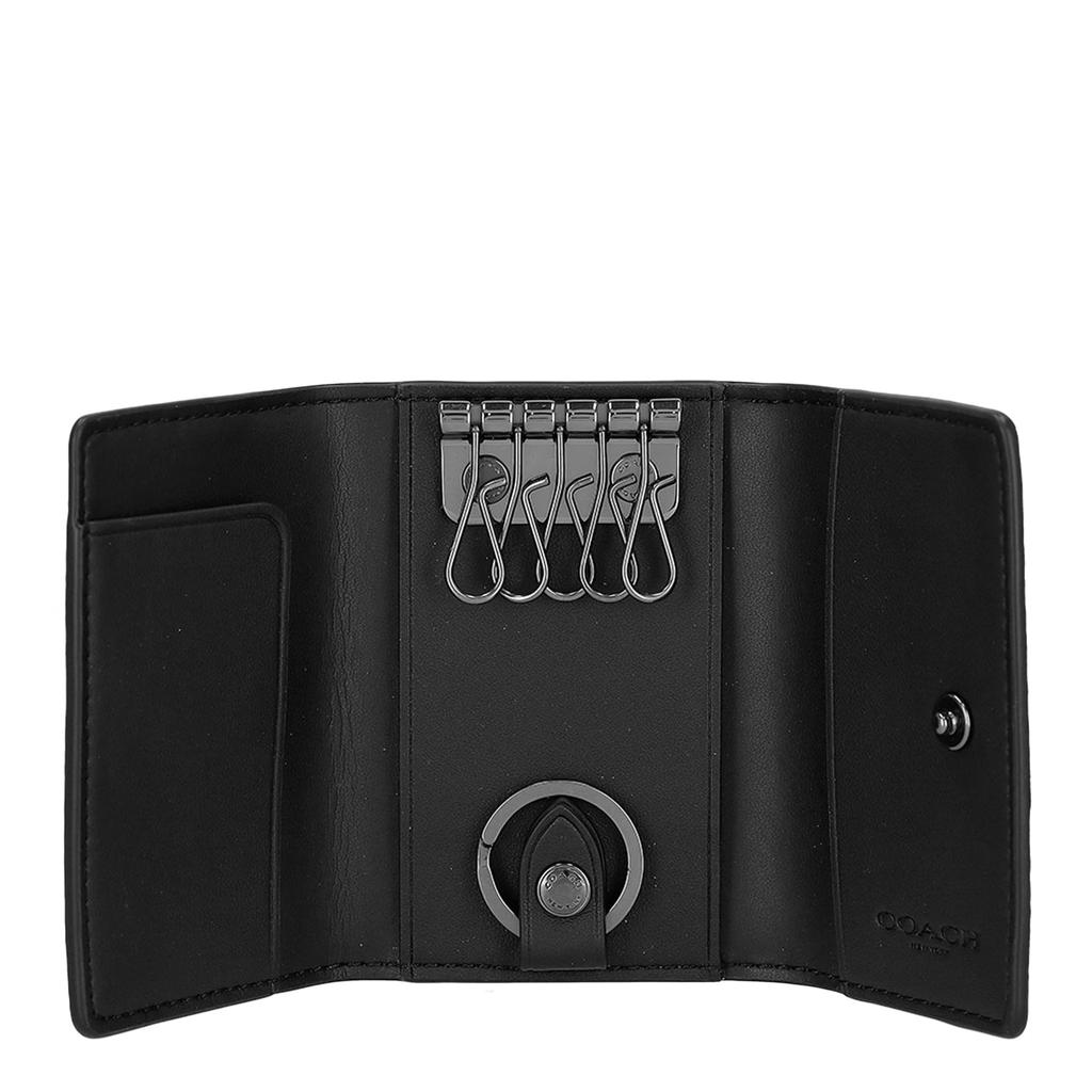 Coach CAR00 Men's QBTN2 Keychain, One Size [Parallel Import]