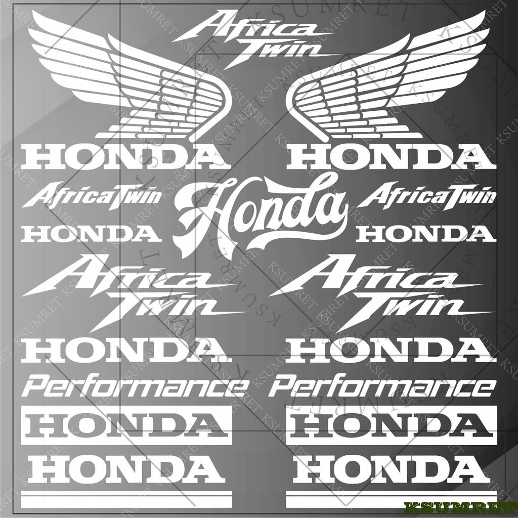 AAADL1 Honda African Twin accessories stickers Motorcycle Sticker Helmet Wing Logo exhaust Performance Waterproof