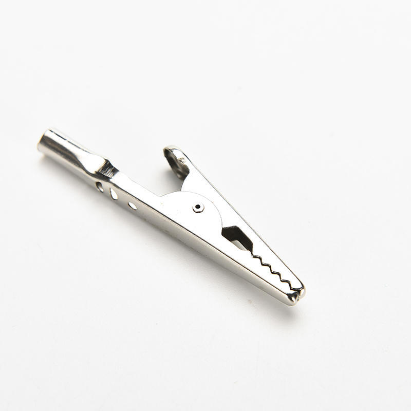 10X зажимов для проверки типа «крокодил» из нержавеющей стали, винтовой зажим для кабеля и щупа