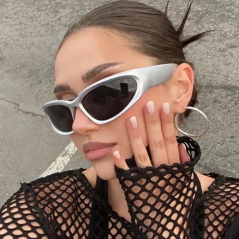 Новые Y2K Панк Солнцезащитные очки Женские Дизайнерские Квадратные Солнцезащитные очки Мужские Роскошный Бренд Солнцезащитные очки UV400 Цветные Зеркальные Модные Очки