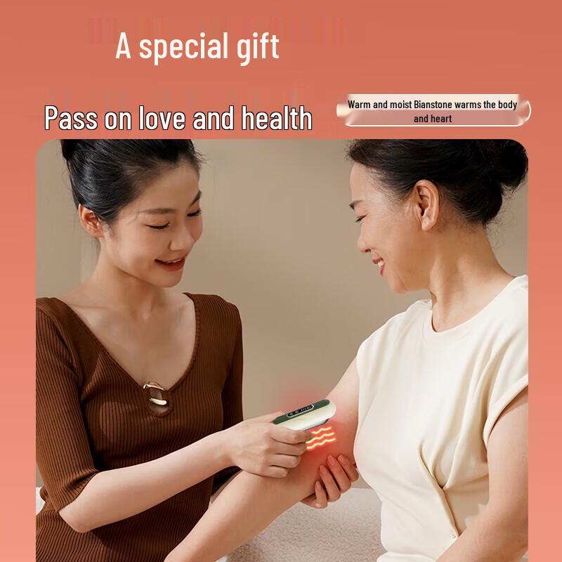 HEZHENG Electric Bian Stone Gua Sha Massager CN plug (adapter included)