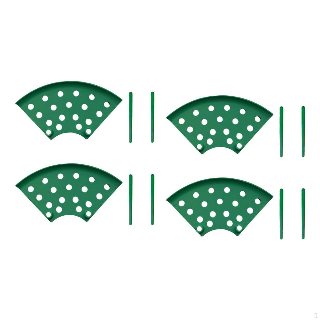 Набор из 4 подставок для клубники для садовой посадки с водонепроницаемыми колышками