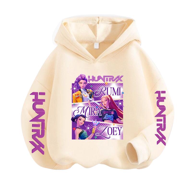 2026 Новинка в Моде Стиль Толстовка Детская Kpop Охотники на Демонов Детская Толстовка Милый Тигр Харадзюку Худи для Мальчиков Девочек Унисекс