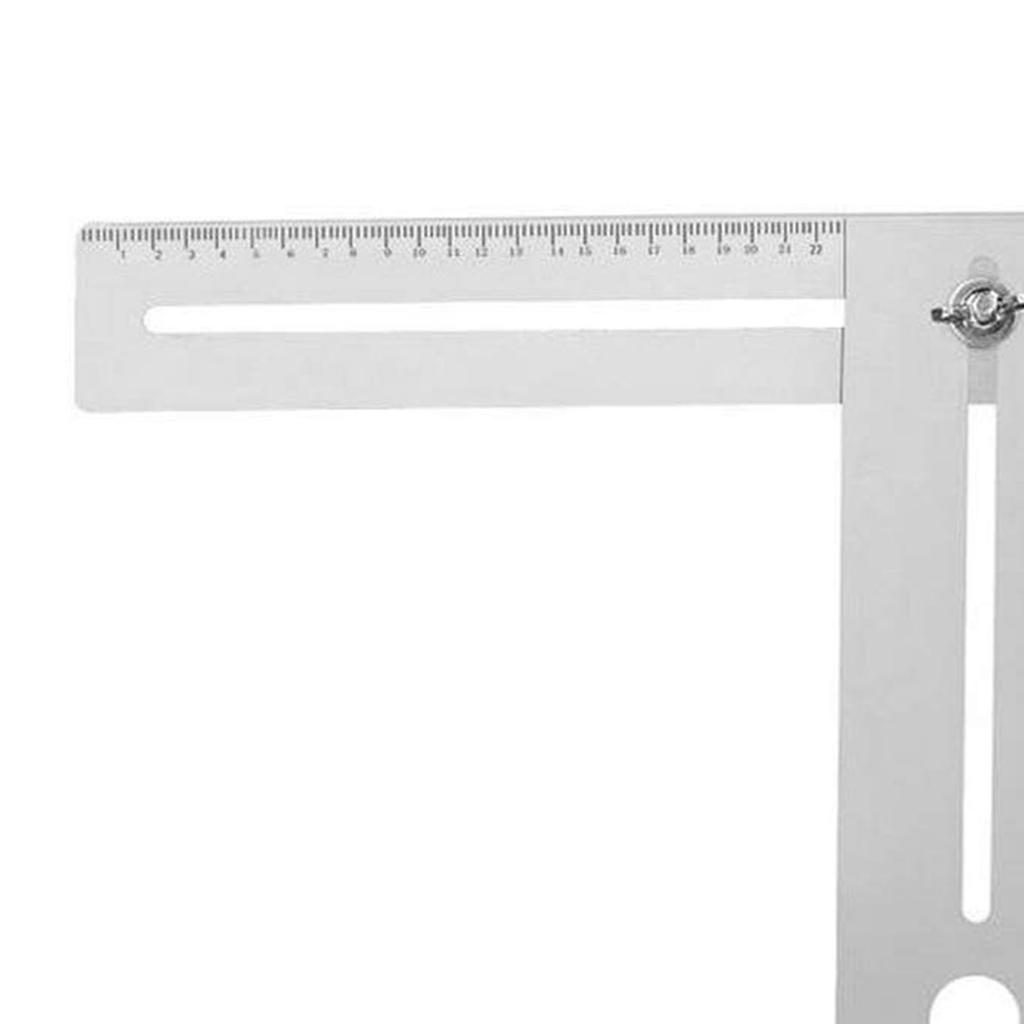 Локатор отверстий для плитки 400 мм, точный измерительный портативный универсальный инструмент для пробивания отверстий в мраморе из нержавеющей стали