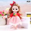 17 см кукла с одеждой обувью DIY подвижные суставы принцесса фигурка подарочные игрушки