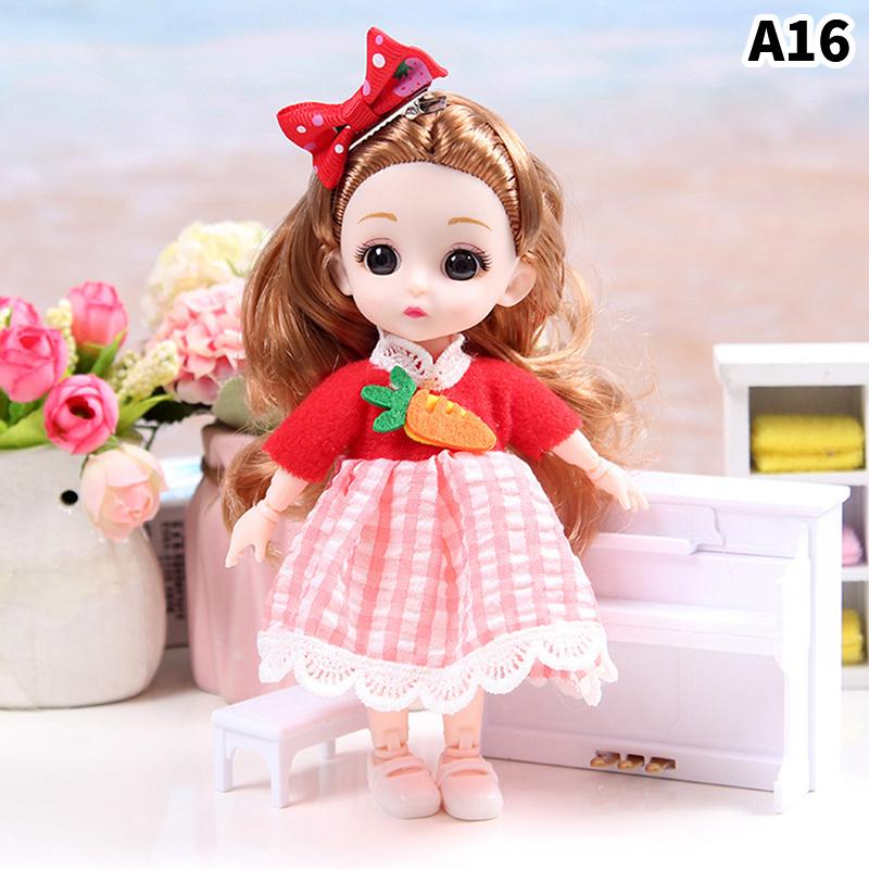17 см кукла с одеждой обувью DIY подвижные суставы принцесса фигурка подарочные игрушки