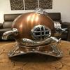 Старинный морской водолазный шлем ручной работы ~Scuba Deep Sea Scuba Boston DESGIN