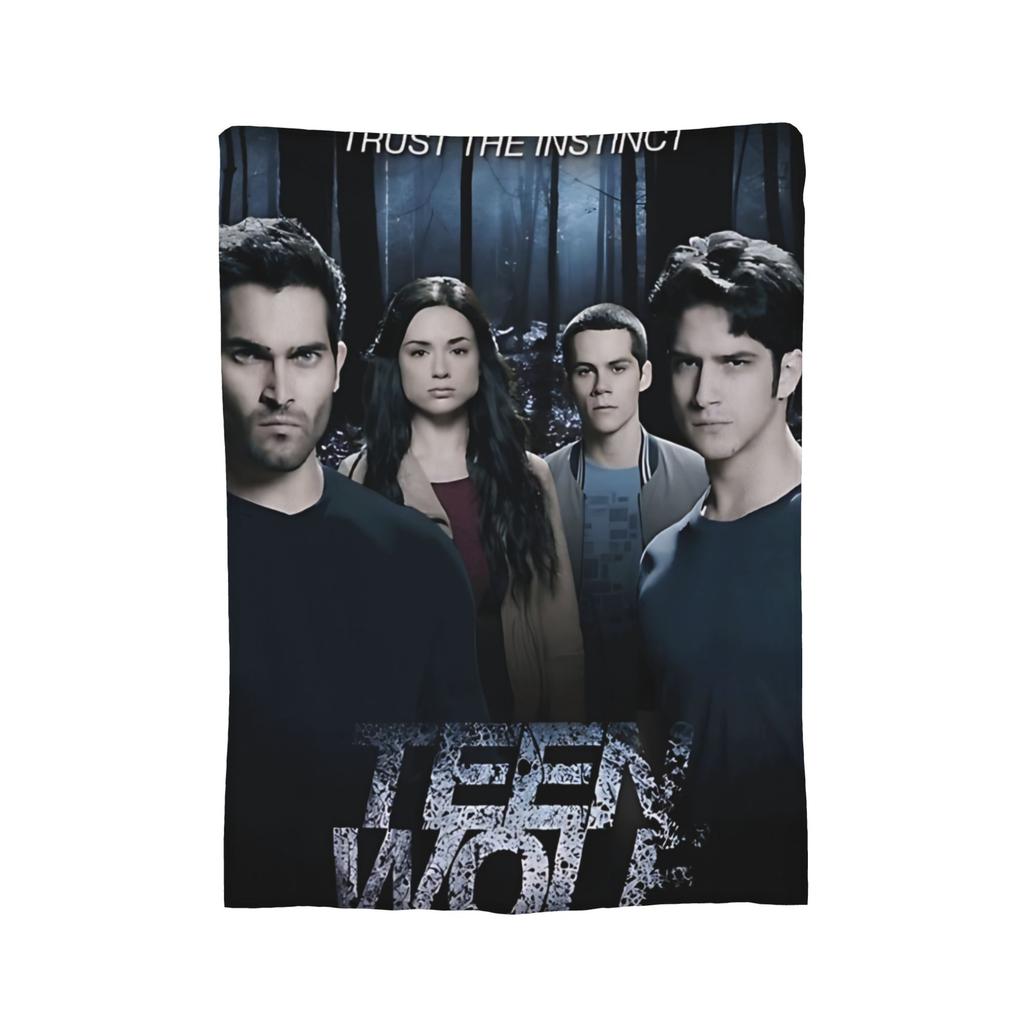 Dylan O'Brien Teen Wolf Blankets Flannel Vintage Breathable Throw Blankets for Home Autumn/Winter,