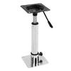Boat Seat Pedestal Base Mount Kit Stainless Steel Adjustable 400 500mm Thread Rotatable for Yachts Ships Pontoon Bridge