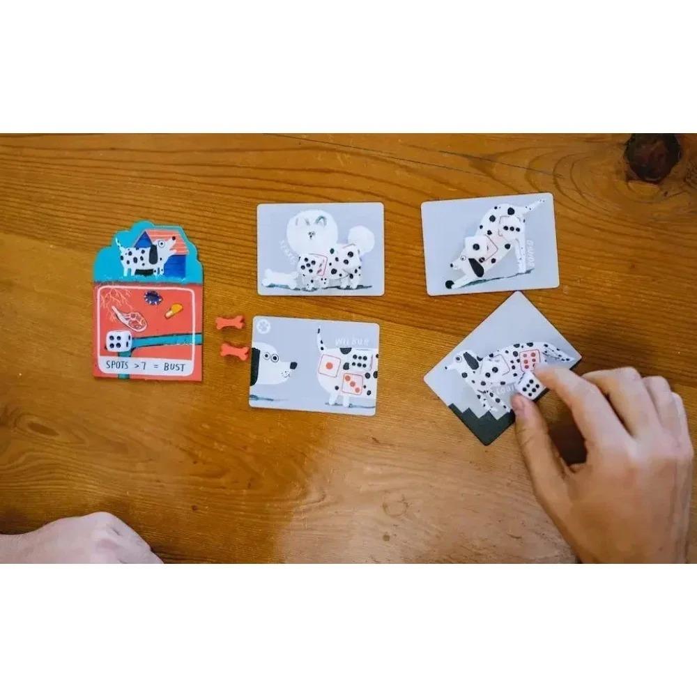 Пятна Игра Бросание Кубиков Настольная Игра Английские Карты Семейные Интерактивные Игры