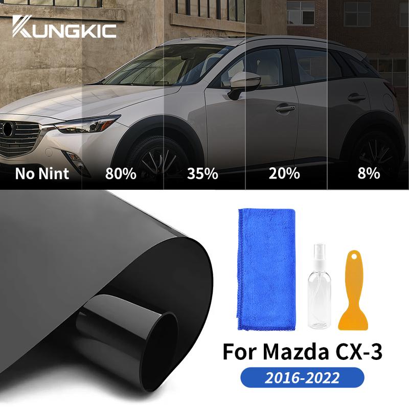 Для Mazda CX3 2016- CX-3 Автомобильные боковые окна Пленка Аксессуары Пленка Тонировка Стекла Взрывозащита Солнцезащита УФ % Защитная Наклейка