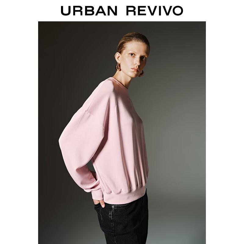 Женский свитшот UR 2025 Осень Свободный Однотонный