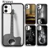 Krajews Classic Wood Guitar Soft Phone Case Cover For iPhone 14 5 6s 7 8 Plus X XR XS 11 12 13 Pro Max Samsung S21 S22ultra Plus