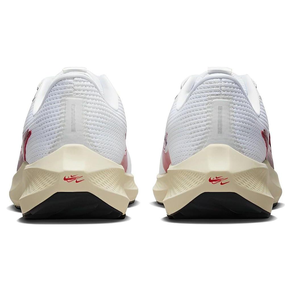 Nike Air Zoom Pegasus 40 Premium Quadruple Swoosh — белые женские кроссовки Team Red Photon-Dust University-Red Multi-Color FB7703-100