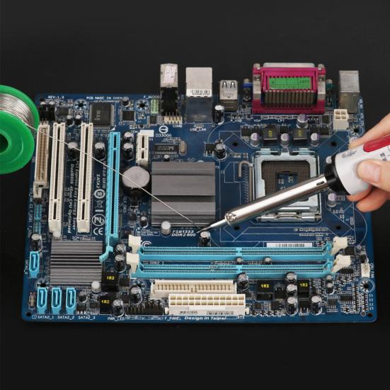 Регулируемый паяльник с переключателем, нескользящий, с долгим сроком службы, надежный, высокоэффективный, ручка для ремонта ювелирных изделий