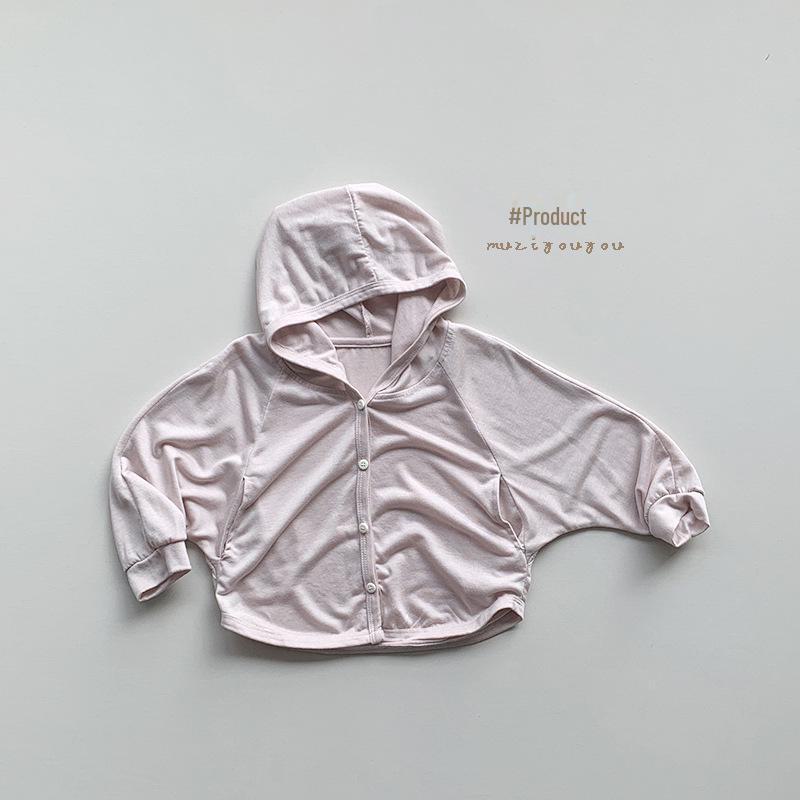 Детский легкий летний солнцезащитный кардиган в корейском стиле