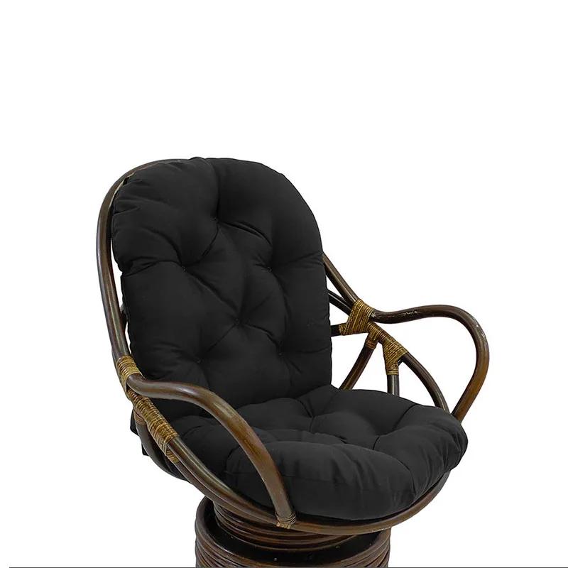 Вращающаяся подушка-качалка, моющаяся, коврик для сиденья домашней мебели, утолщенная подушка для стула, декор для дома на открытом воздухе - в комплект не входит кресло-качалка
