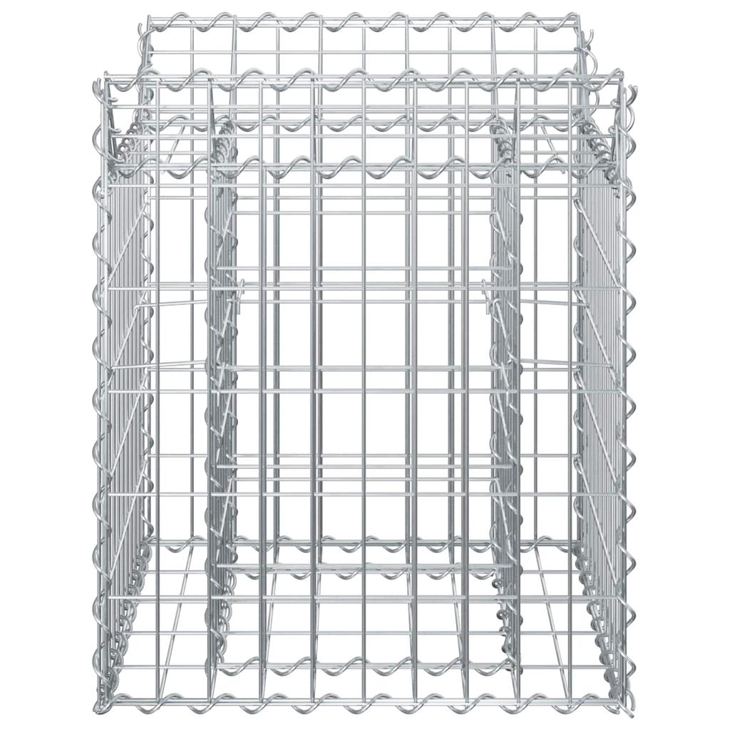 Gabion Raised Bed Silver