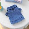 Fashion Dog Denim Clothes Blue Dog Hoodie Cat Clothing Pet Costumes  Pet Supplies