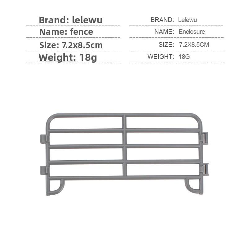 Realistic Pvc Farm Fence And Gate Accessories For Model Collecting And Dioramas