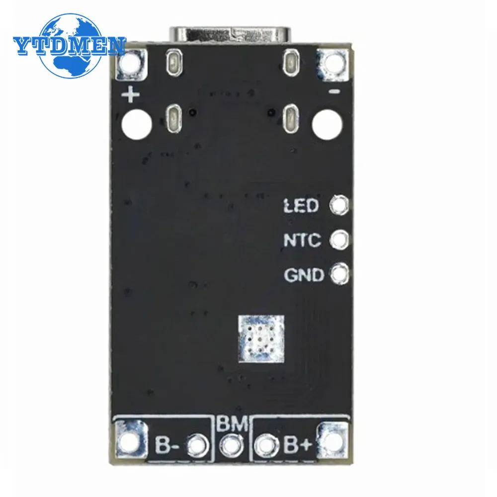 2S Type-C USB 15W 8.4V 12.6V 1.5A BMS Модуль зарядки литиевой батареи с повышением напряжения и балансировкой, поддержка быстрой зарядки с индикатором