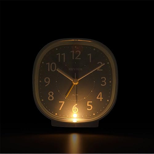 Будильник RHYTHM Refre R674 светло-серый