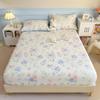 Pure Cotton Bedsheet Cartoon Style Fitted Sheet Queen/King Size Bed Cover Adults Kids Bed Linen Sabanas (Pillowcase Need Order)