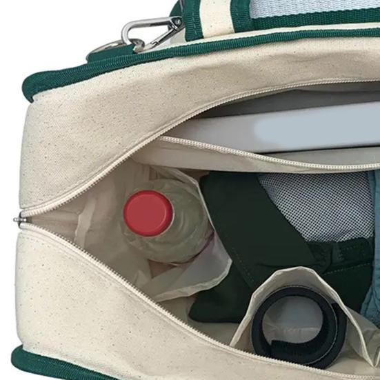 Сумка-тоут для тенниса для женщин, сумка для теннисных ракеток, вместительная сумка для паделя, регулируемая спортивная сумка для пиклбола на 2 ракетки