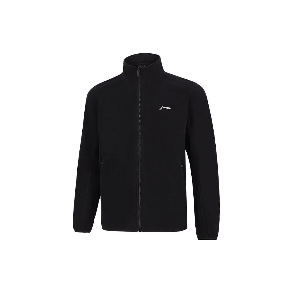 Li-Ning Спортивная куртка с капюшоном «три в одном» с цветными блоками, мужская серая AWBT015-2