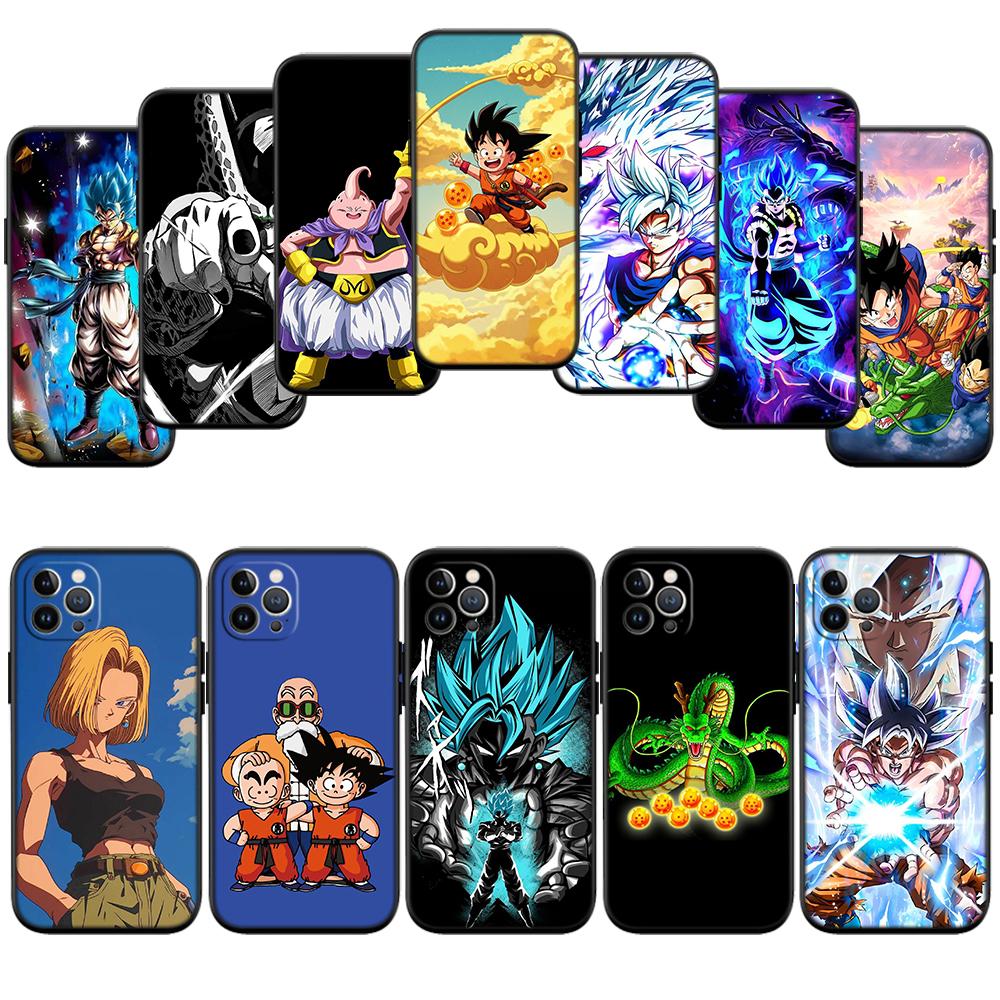 Anime Dragon Ball Goku New High-End Cover Phone Case for iPhone 16 15 14 13 Pro Max Plus Mini