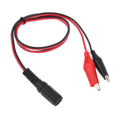 2.1 x 5.5 мм DC гнездо для двух зажимов типа «крокодил» адаптер провода 22AWG разъем кабеля питания аксессуары для двигателя постоянного тока