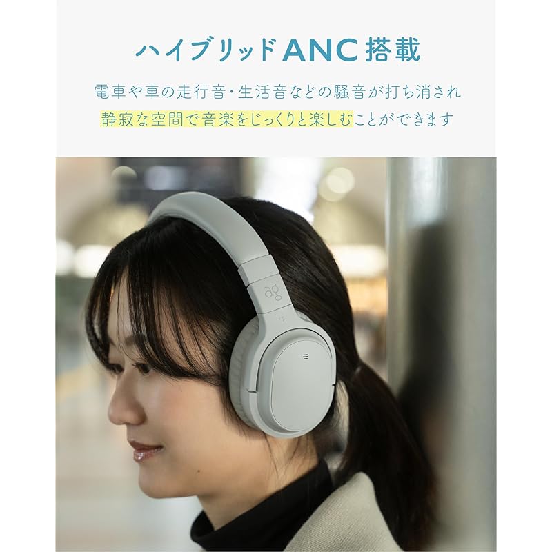 [2024 Winter ag WHP01K MK2 aptX HD совместимы, Bluetooth, функция шумоподавления ANC, беспроводные наушники, 35 часов воспроизведения, микрофон в комплекте