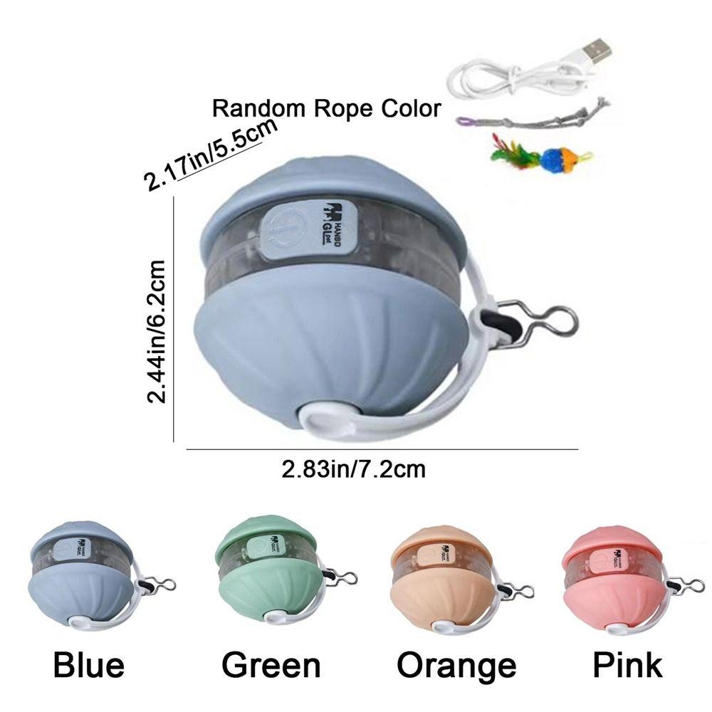 USB Rechargeable Infrared Automatic Rolling Ball Detachable Cord Automatic Teasing Cat Toys  Indoor
