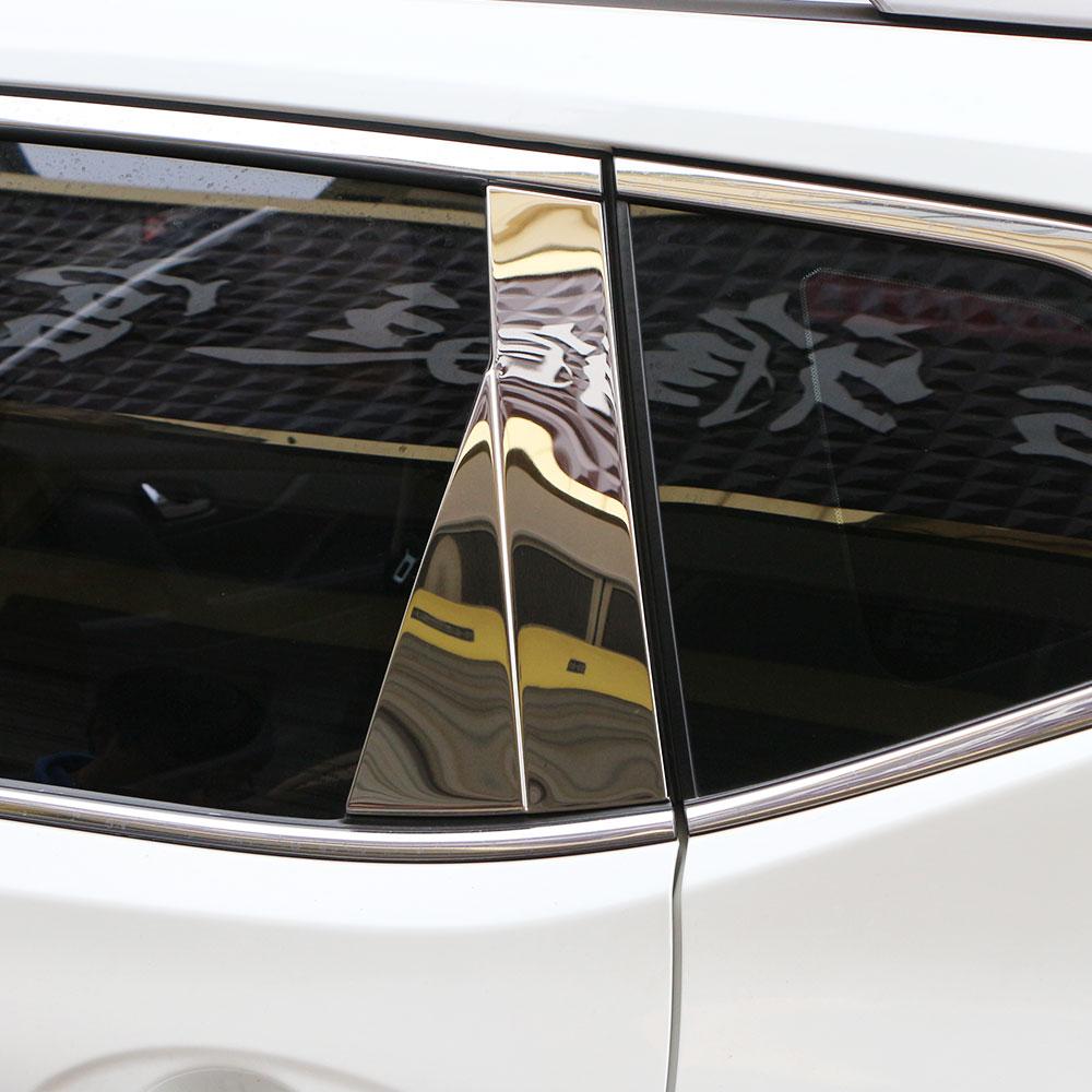 Car Accessories for Nissan Rogue X-Trail XTrail T32 2014-2021 Stainless Steel Door Window Pillar Posts Cover Trim Sticker