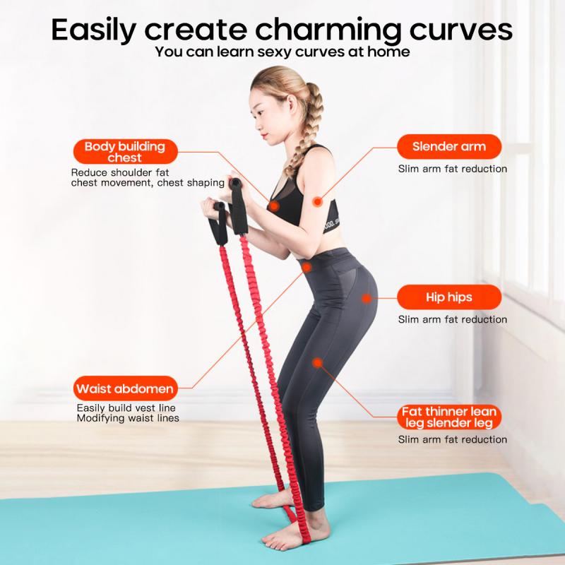 8 Word Fitness Yoga Gum Resistance Rubber Bands Фитнес Эластичная лента Фитнес-оборудование Эспандер Тренировка Тренажерный зал Тренажерный зал Поезд