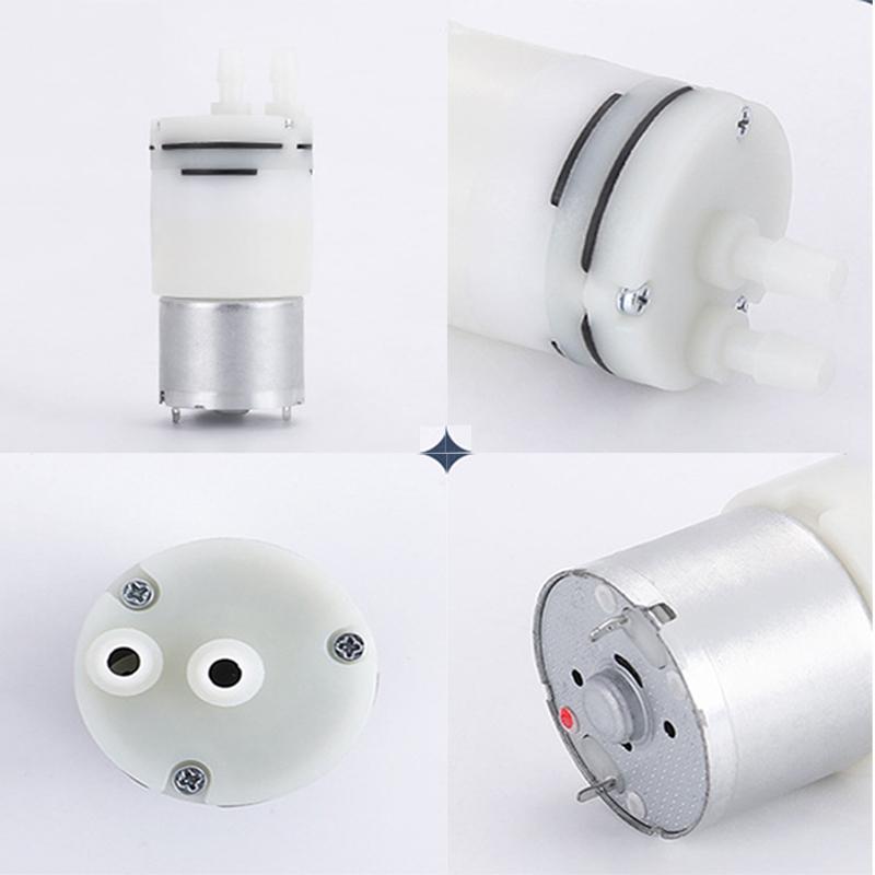 310 Water Pump DC 6V 3.7V Self-priming Suction Diaphragm Pump Negative Pressure Pump Electric Mini Pump for Tea Table