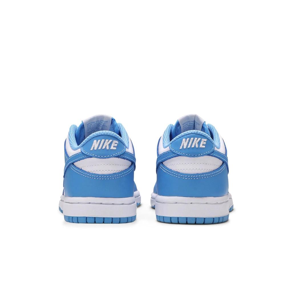 Nike Dunk Low PreSchool 'University Blue' (Unisex) White / University Blue / White Kids' Skateboarding Shoes CW1588 103