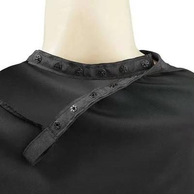 Новый парикмахерский плащ для стрижки волос профессиональный парикмахерский тканевый халат парикмахера черный водонепроницаемый парикмахерский фартук накидки для стрижки