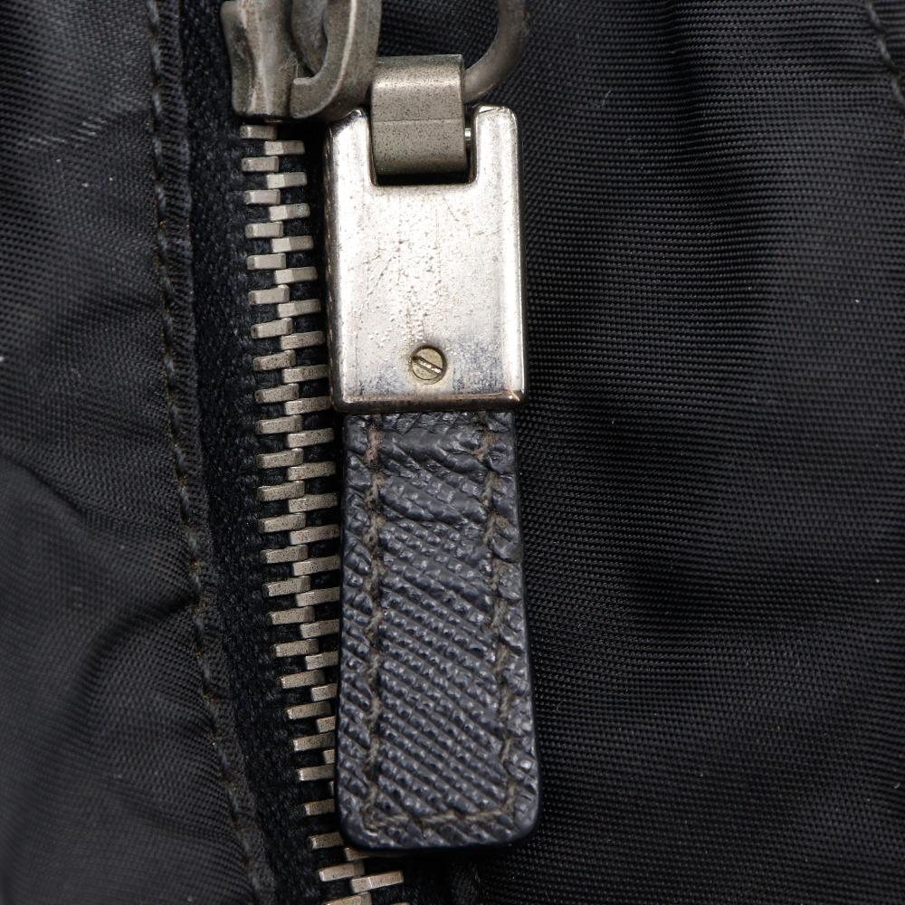 PRADA Tote Bag BR2311 NERO black Nylon/leather Women Used