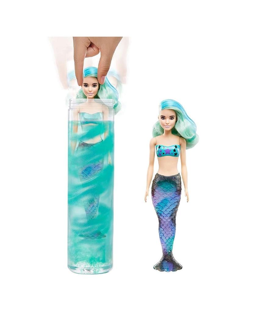 Barbie Color Reveal Mermaid Series – 7 Surprises Doll (Tube H32 Cm / Ø8 Cm)