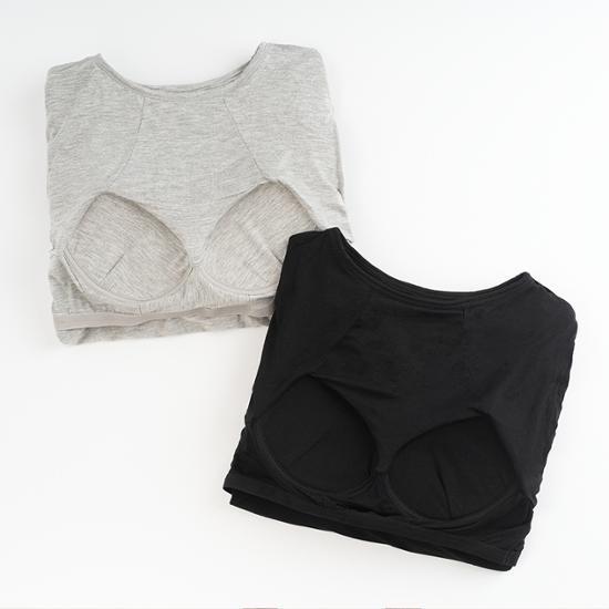 RYMD модал бюстгальтер-чепчик платье с длинными рукавами 2 цвета