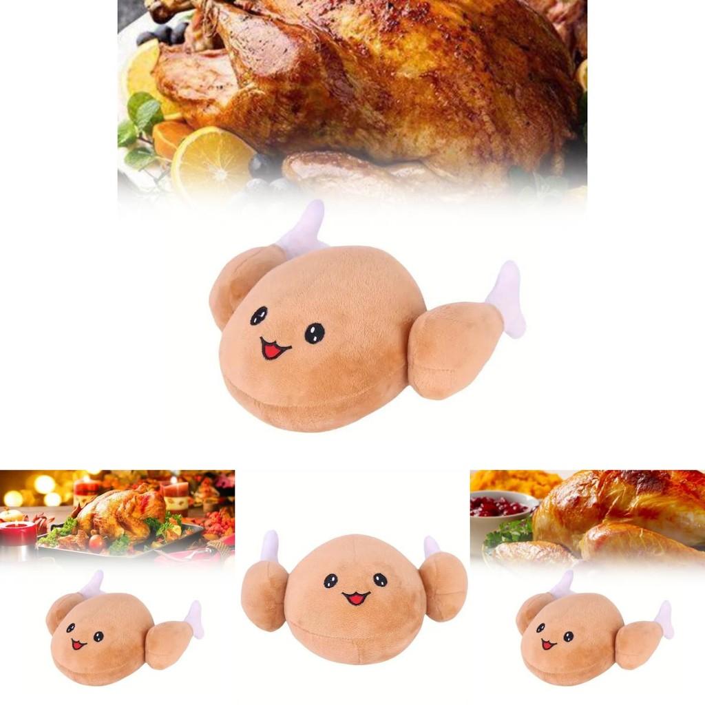 Adorable Thanksgiving Turkey Legs Plush Pillow Toy For Cozy Holiday Decor And Gifts