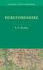The Herefordshire By Ag Bradley by A. G. Bradley - Paperback Book