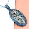 K2 Jasper Gemstone Holloween Gifted Jewelry Ожерелье с подвеской в стиле макраме 20-32 дюйма